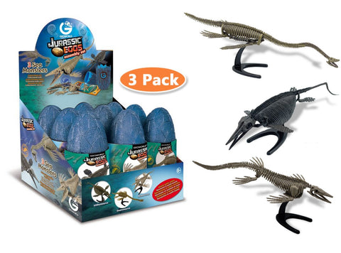 Geoworld Jurassic Sea Monster Eggs Build and Display (Set of 3) - Kolt Mining Company