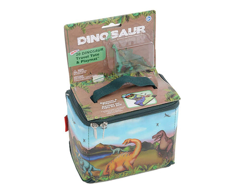 Neat-Oh! Zip-Bin Dinosaur Travel Tote and Play-mat with 2-Dinosaurs - Kolt Mining Company