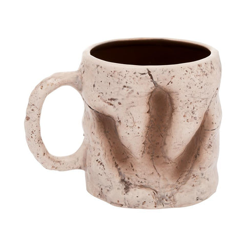 Dinosaur Footprint 20 oz. Sculpted Ceramic Mug - Kolt Mining Company