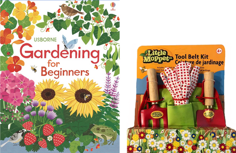 Gardening for Kids and Beginners Tool and Book Set (Red) - Kolt Mining Company
