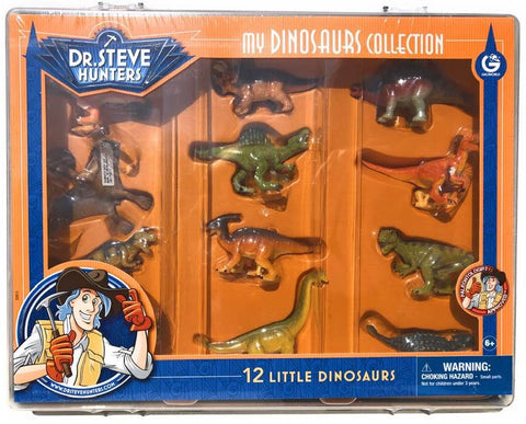 Dr. Steve Hunters My Dinosaur Collection – 12 Little Dinosaurs - Kolt Mining Company